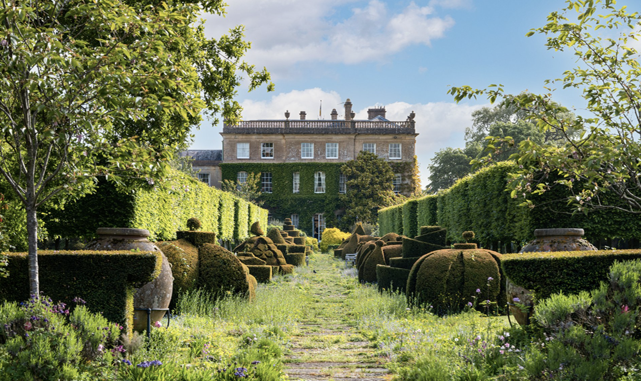 Formal English garden